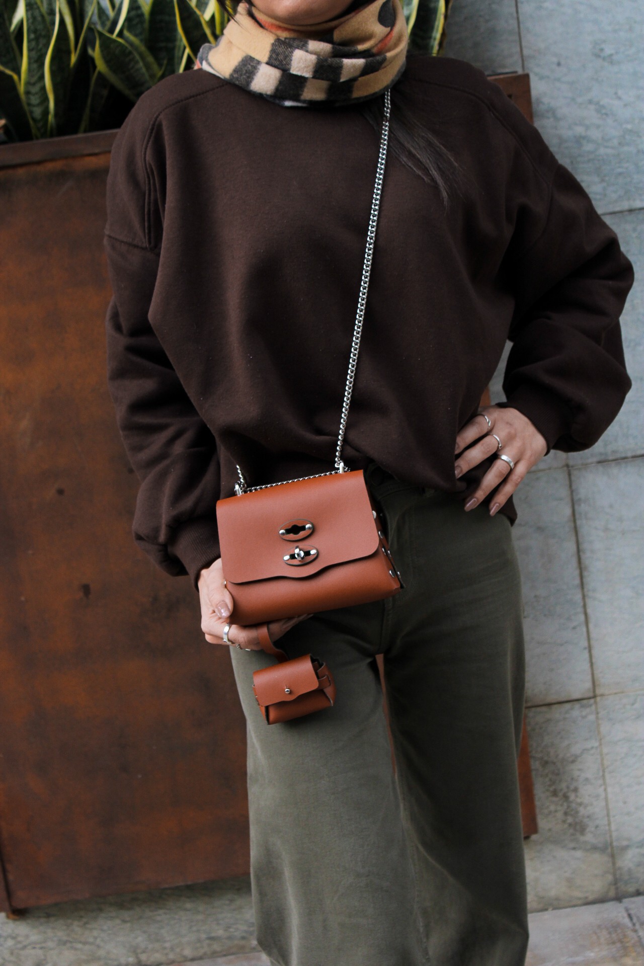Borsa Zanellato Super Baby Marrone thumb