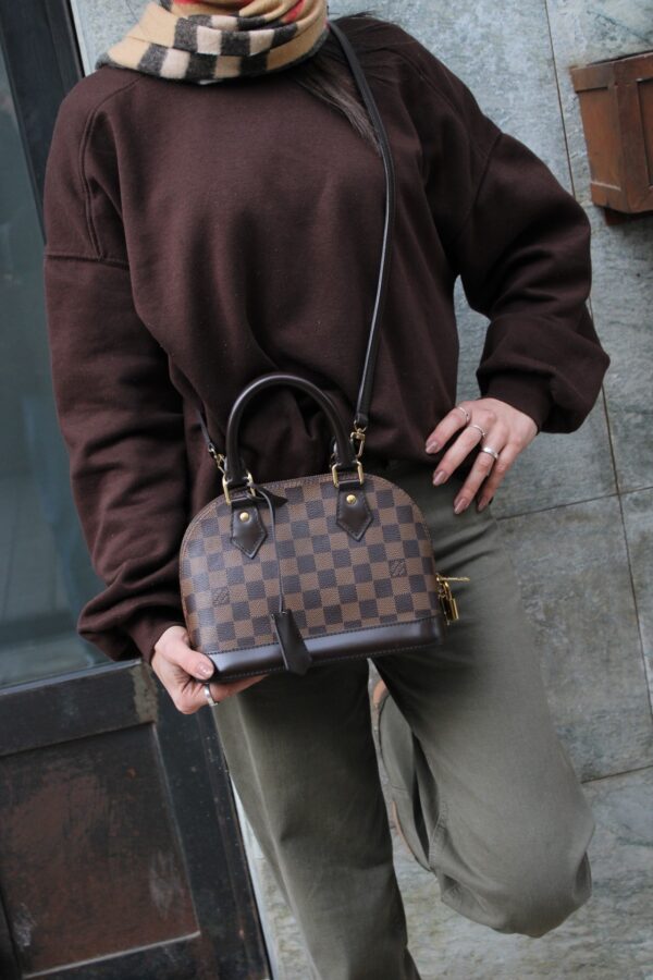 Borsa Louis Vuitton Alma BB Damier Ebene