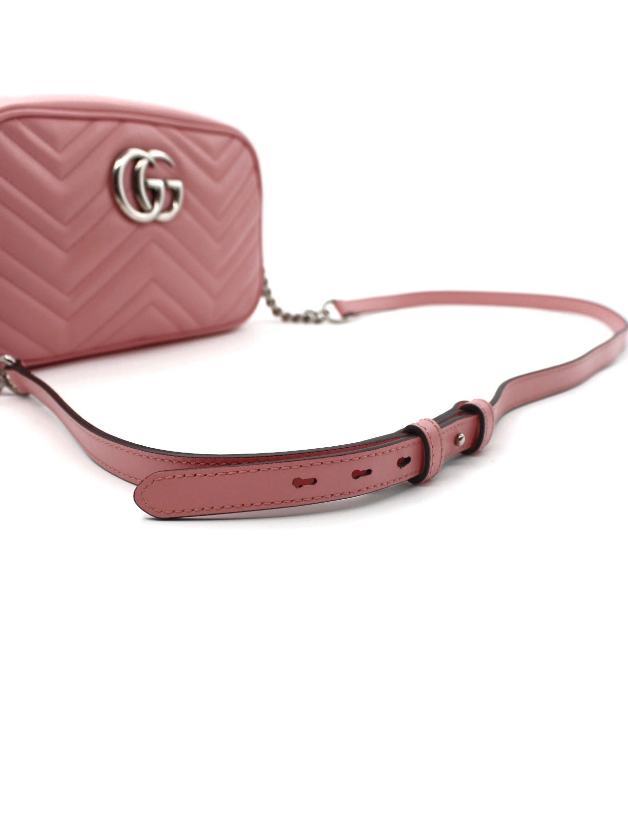 Borsa Gucci GG Marmont 24 Rosa thumb