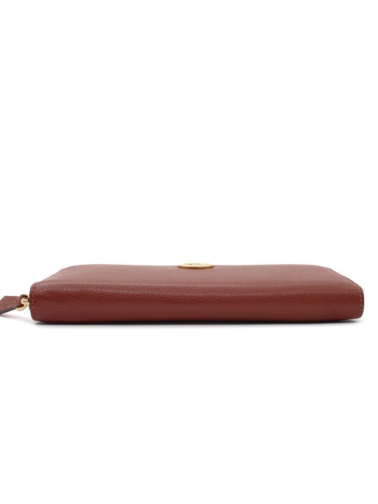Portafoglio Fendi F in pelle marrone thumb