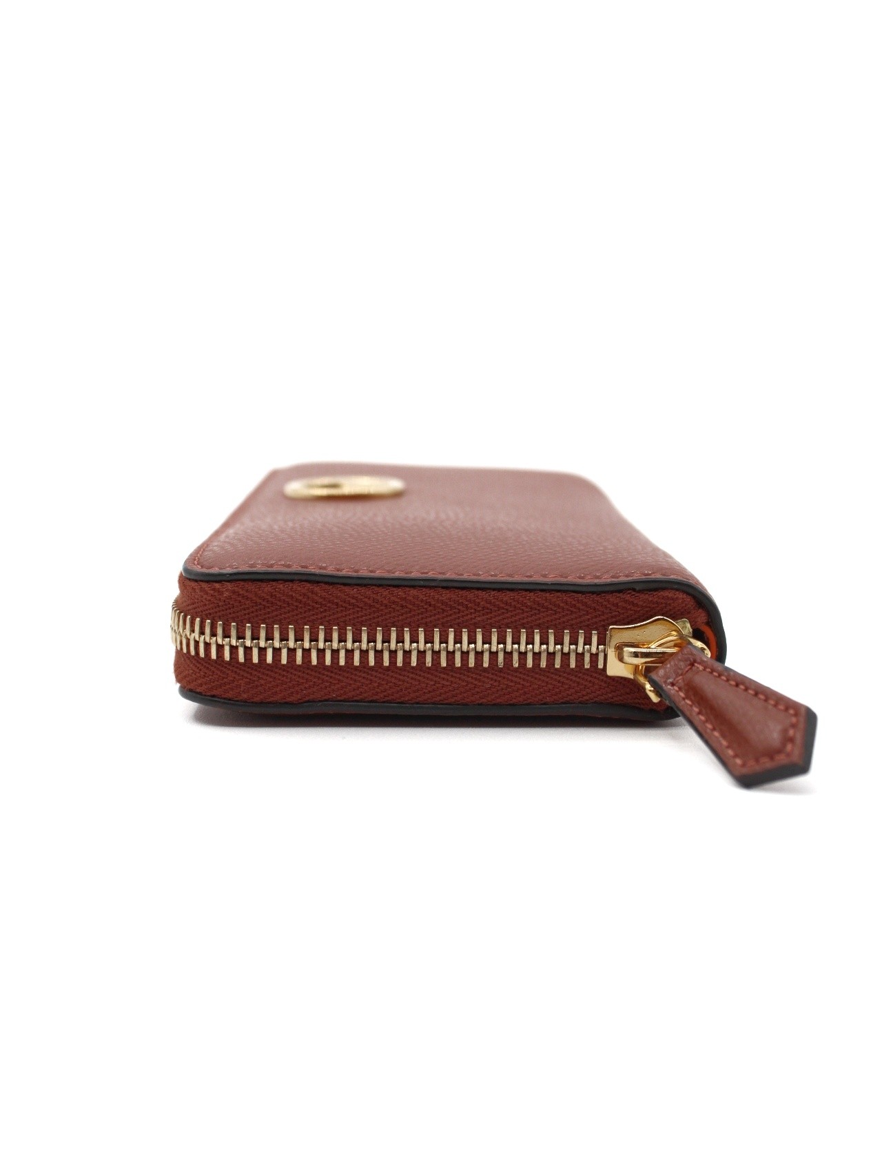 Portafoglio Fendi F in pelle marrone thumb