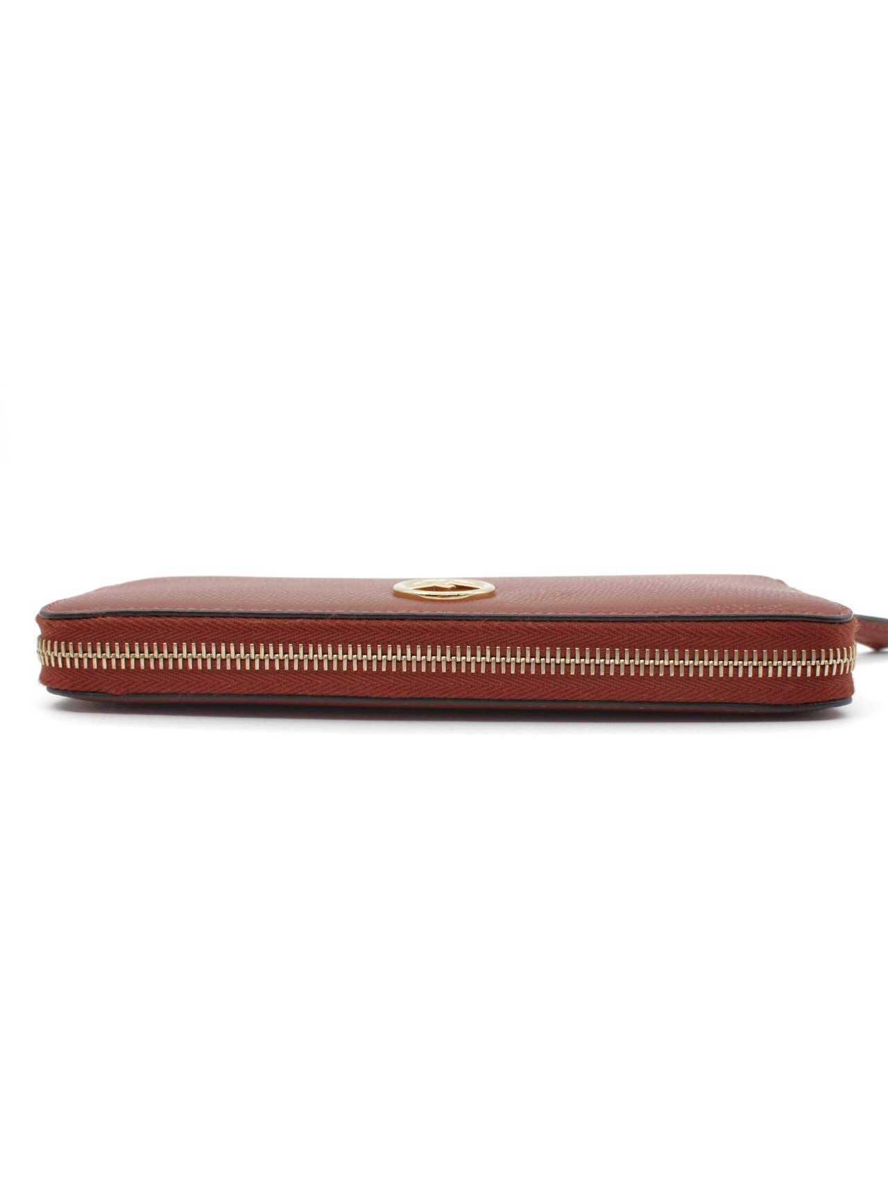 Portafoglio Fendi F in pelle marrone thumb