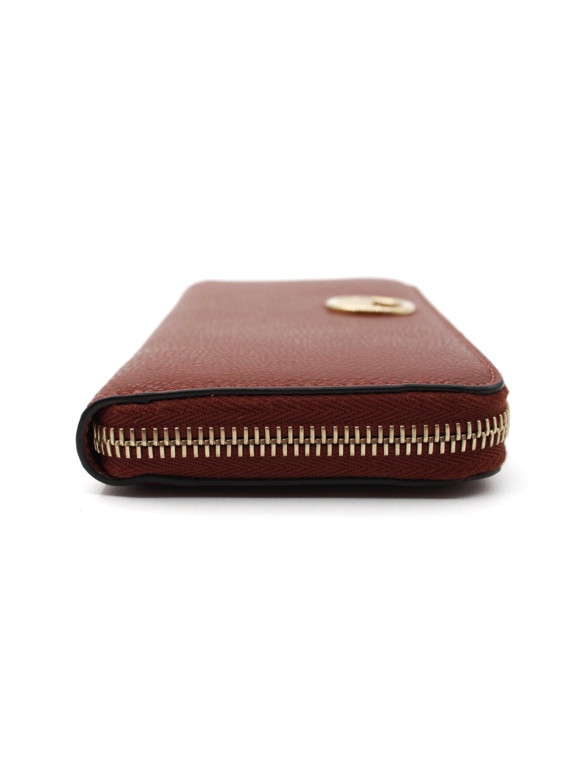Portafoglio Fendi F in pelle marrone thumb