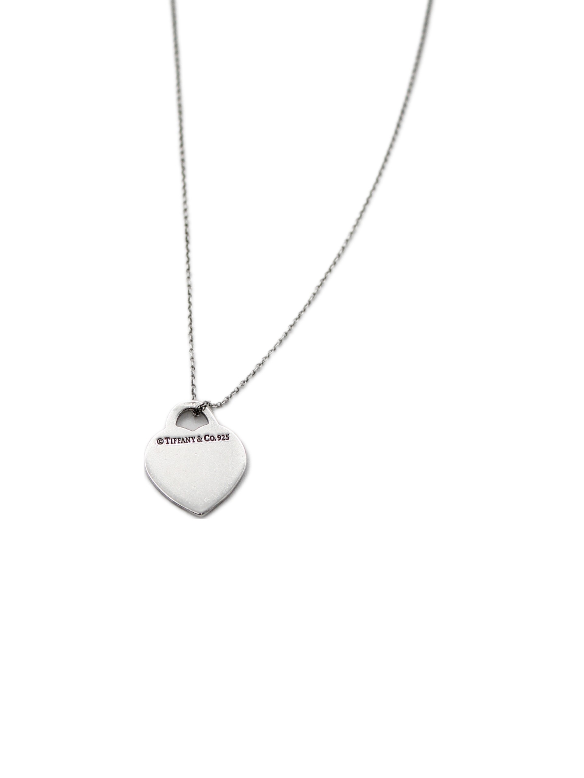Collana Tiffany con Pendente Heart Tag piccolo thumb