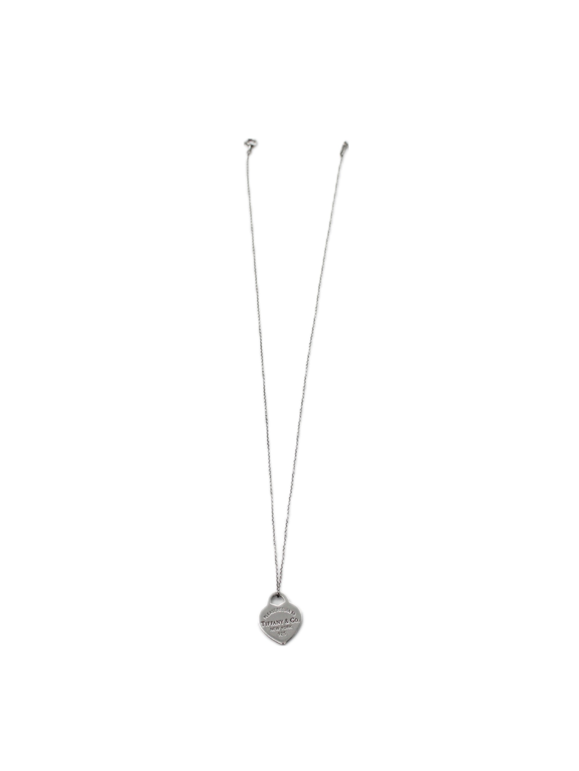 Collana Tiffany con Pendente Heart Tag piccolo thumb