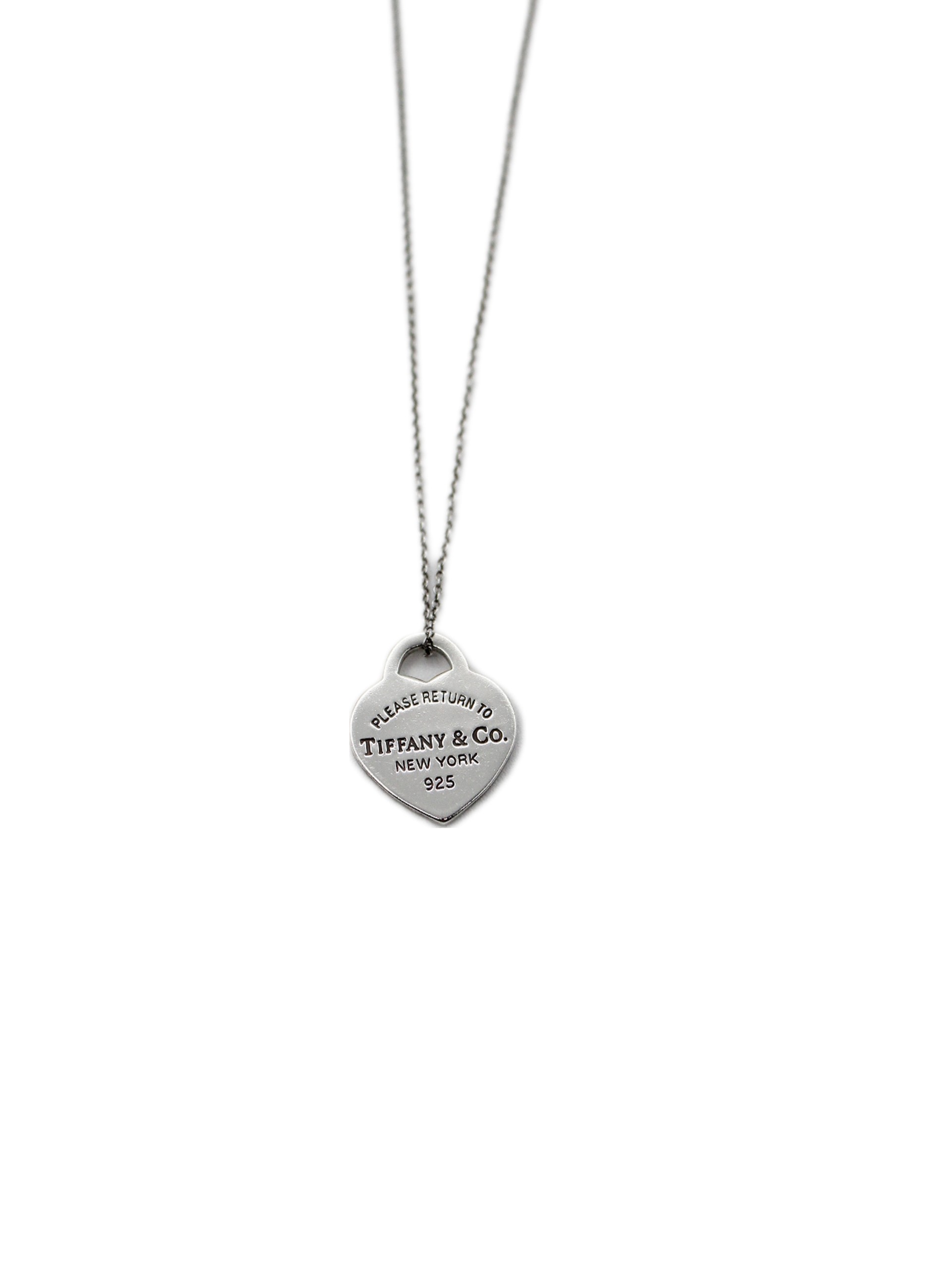 Collana Tiffany con Pendente Heart Tag piccolo thumb