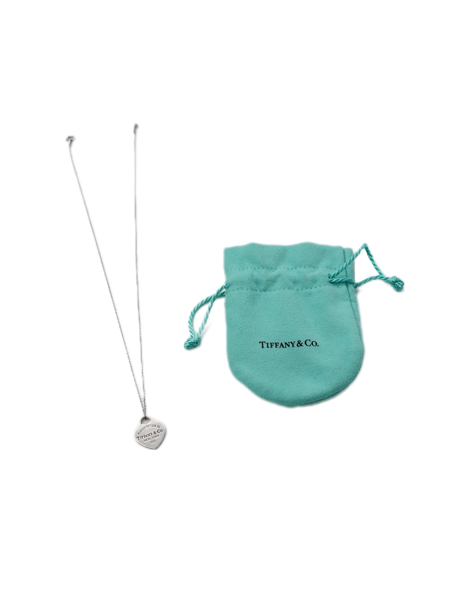 Collana Tiffany con Pendente Heart Tag piccolo thumb