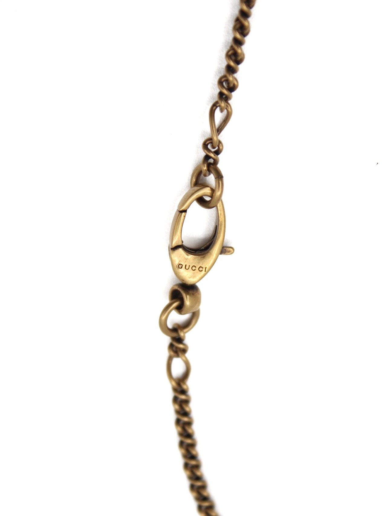 Collana Gucci con Testa di Leone e Double G thumb