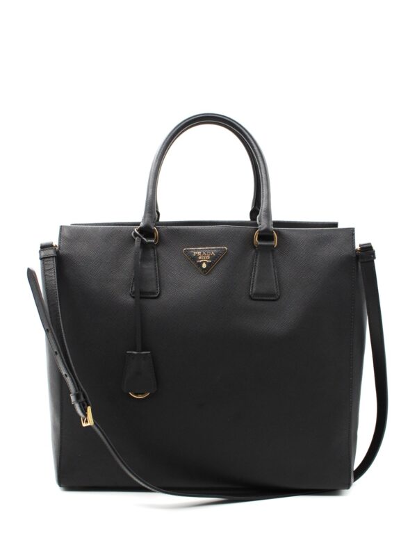 Borsa Prada in pelle Saffiano nera