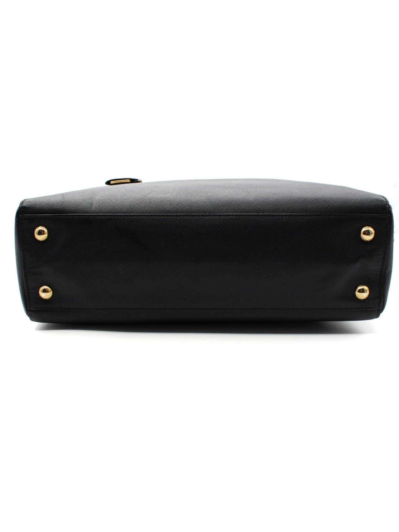 Borsa Prada in pelle Saffiano nera thumb