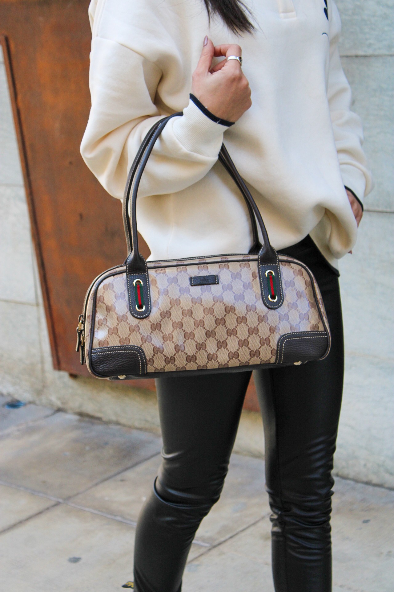 Borsa Gucci Princy in tela Crystal thumb