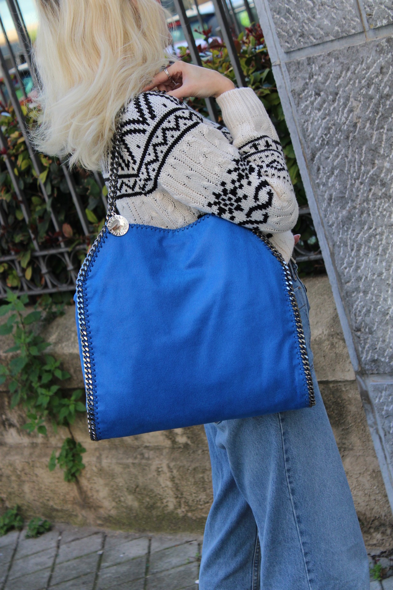 Borsa Stella McCartney Falabella media due catene thumb