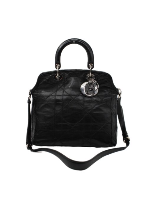 Borsa Dior Granville in nappa nera