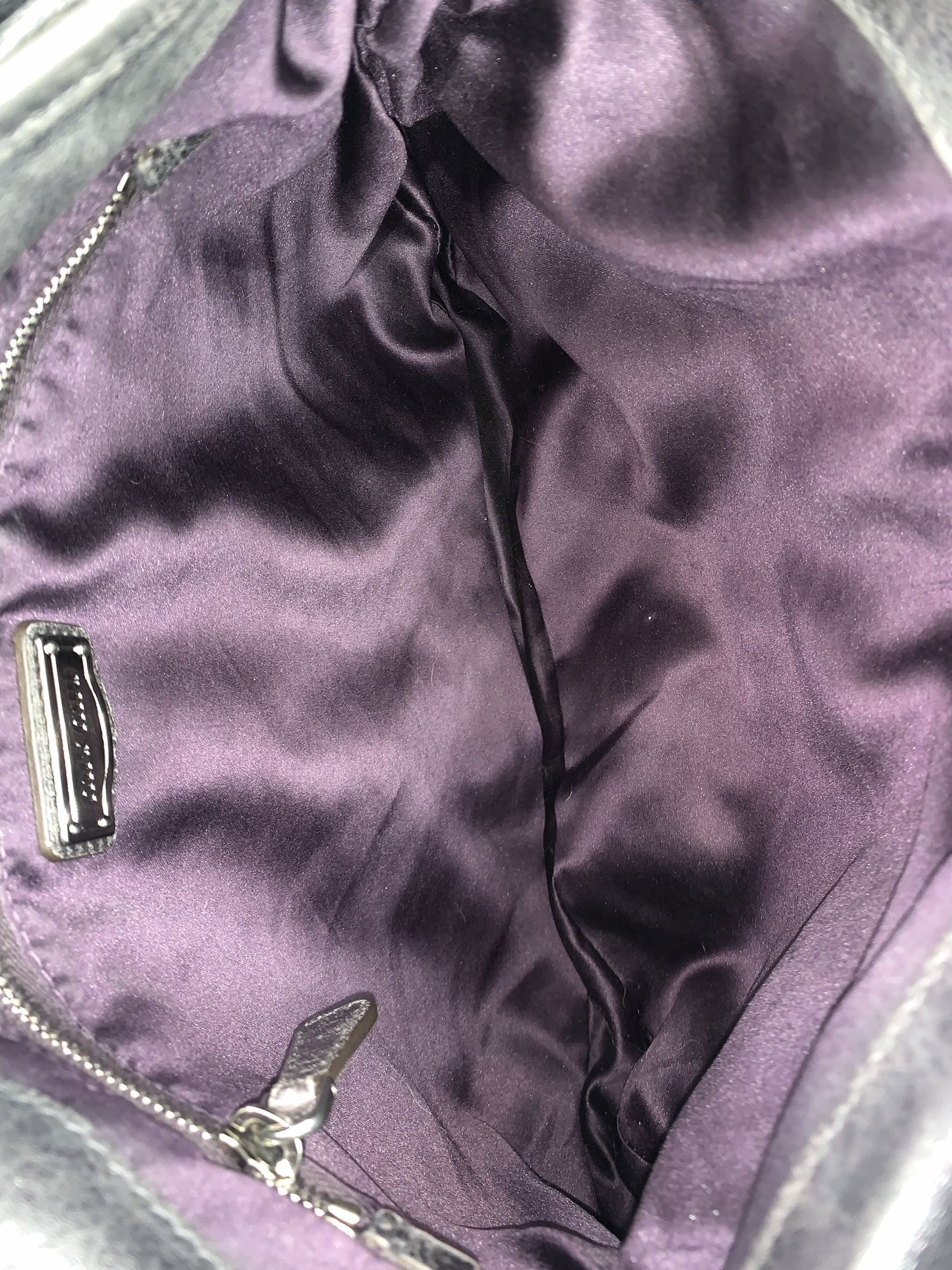 Borsa Miu Miu Coffer in Pelle Matelassé Antracite thumb