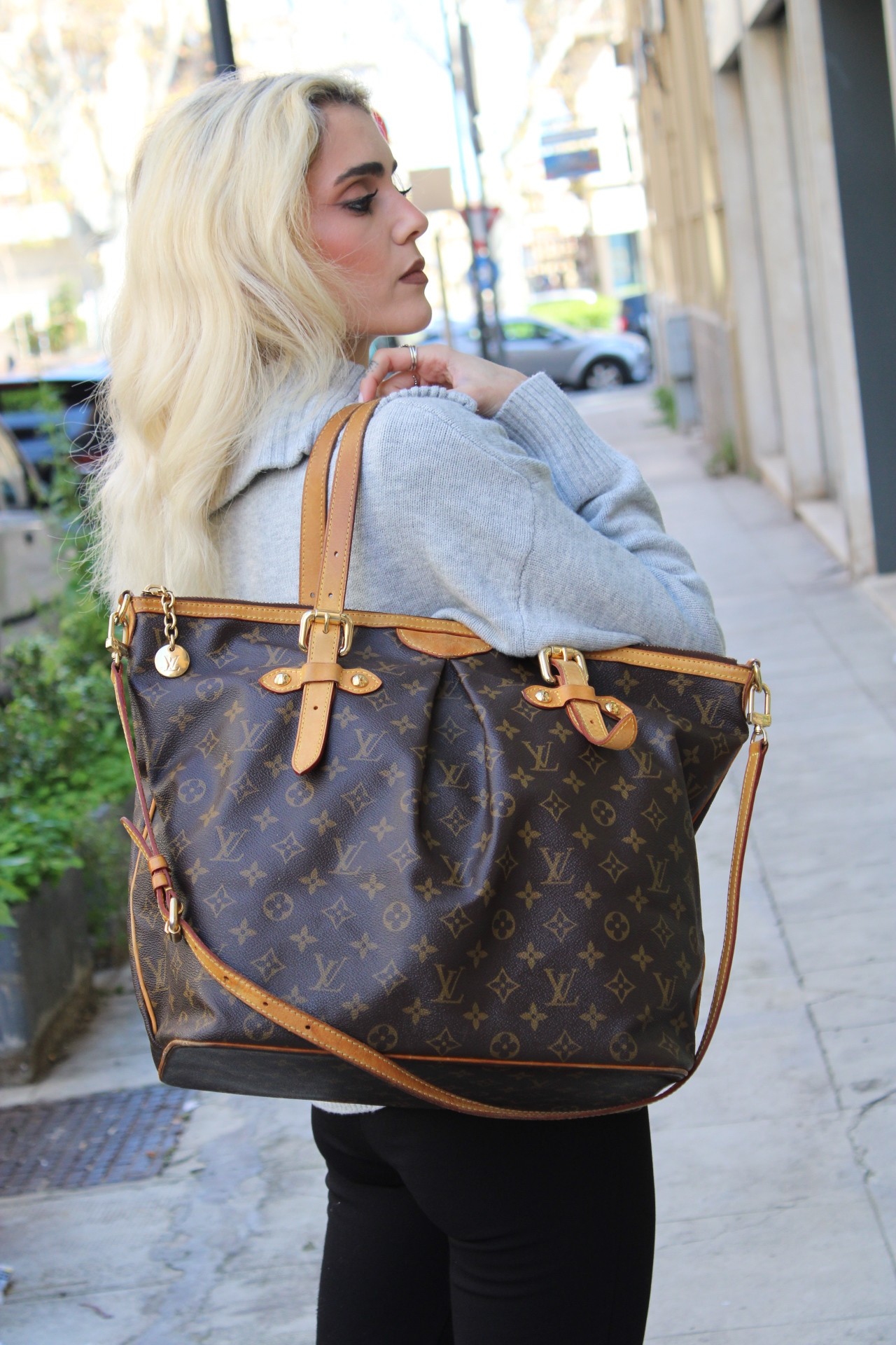 Borsa Louis Vuitton Palermo GM monogram thumb