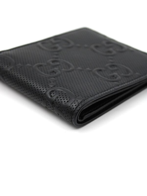 Portafoglio Gucci bifold con GG in rilievo