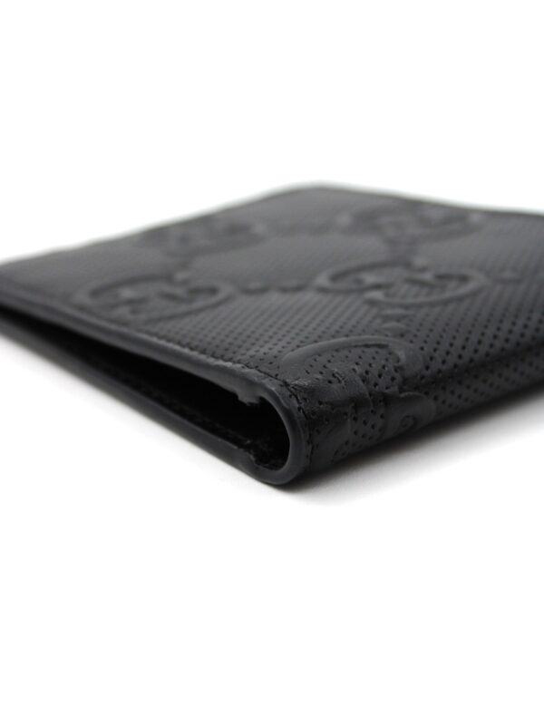Portafoglio Gucci bifold con GG in rilievo