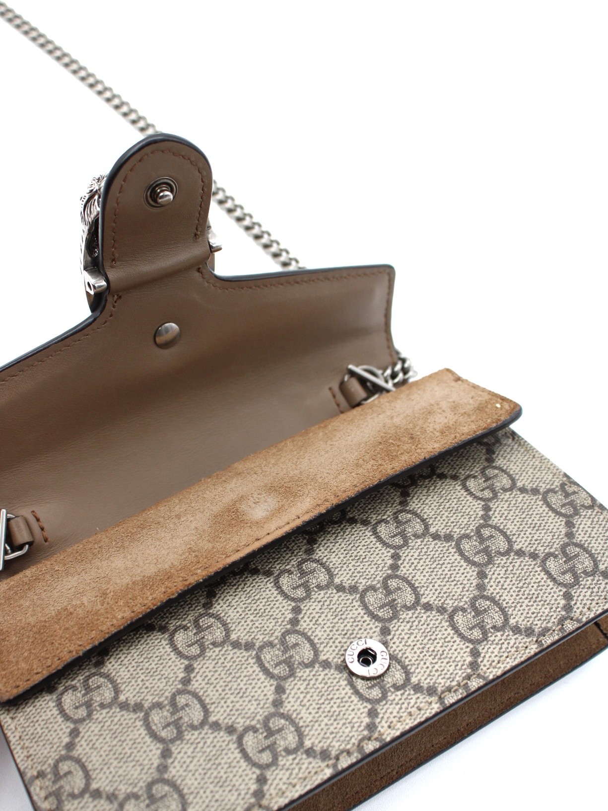 Mini borsa Gucci Dionysus in tessuto GG supreme thumb