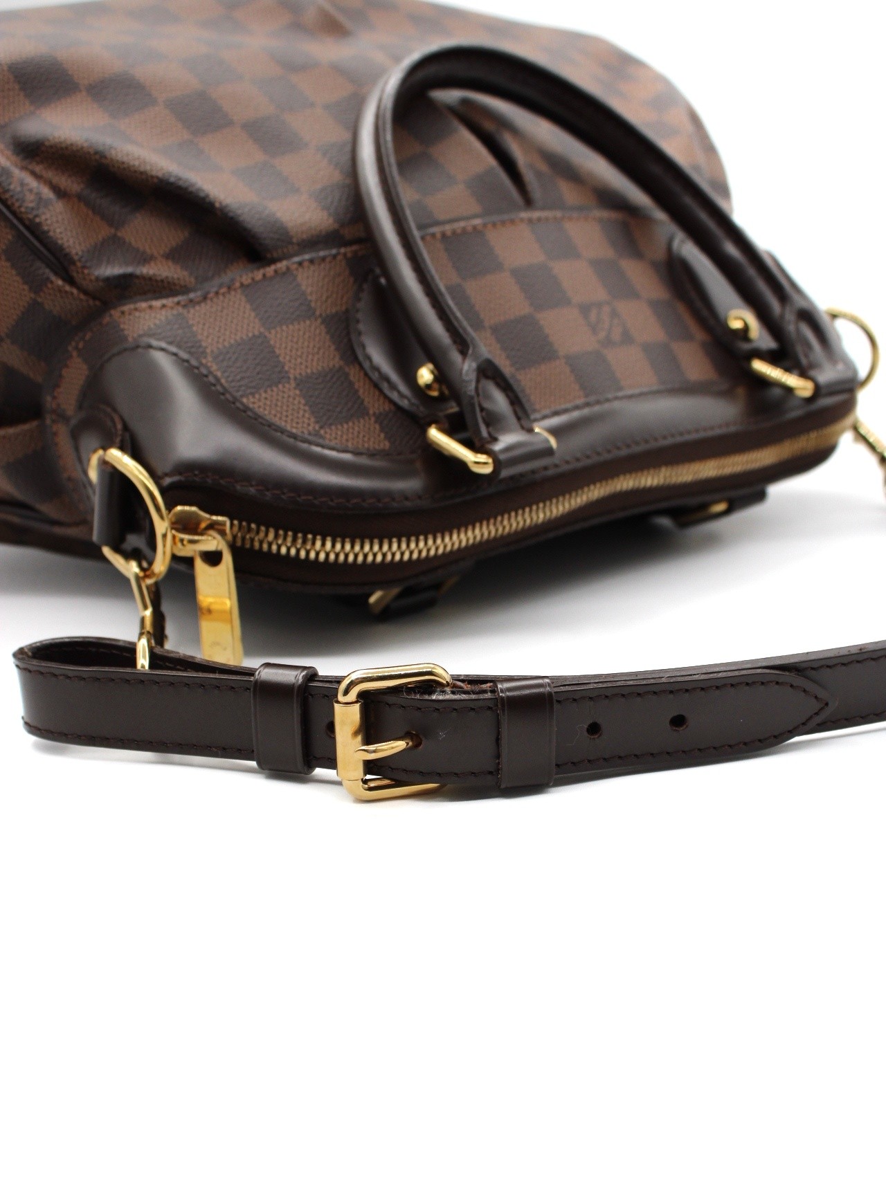 Borsa Louis Vuitton Trevi PM in damier ebene thumb