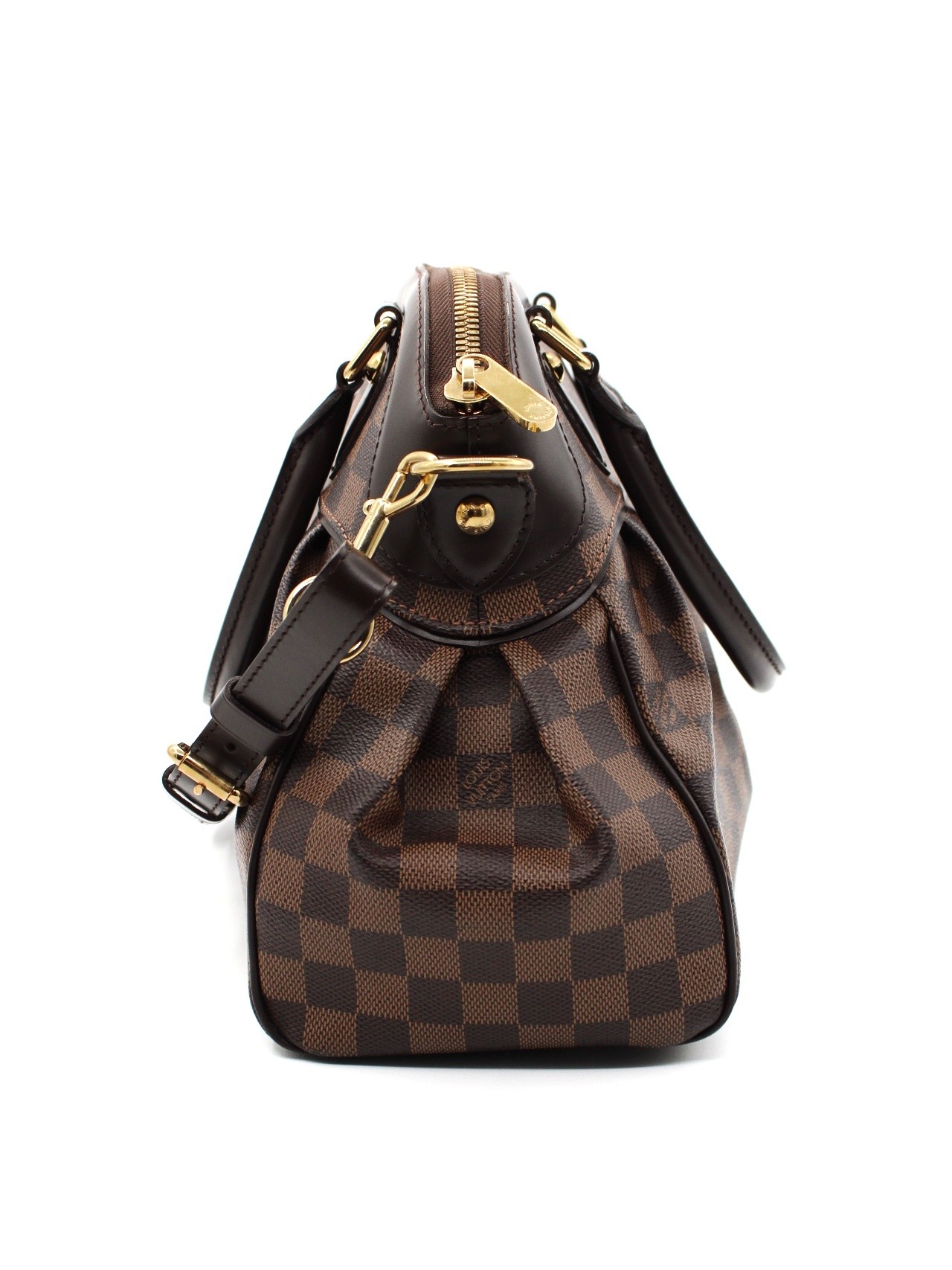 Borsa Louis Vuitton Trevi PM in damier ebene thumb