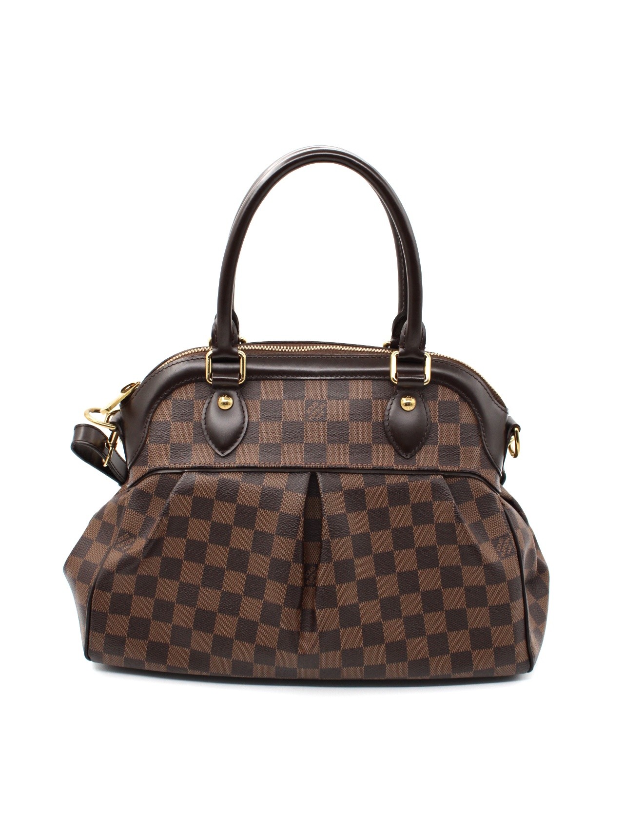 Borsa Louis Vuitton Trevi PM in damier ebene thumb