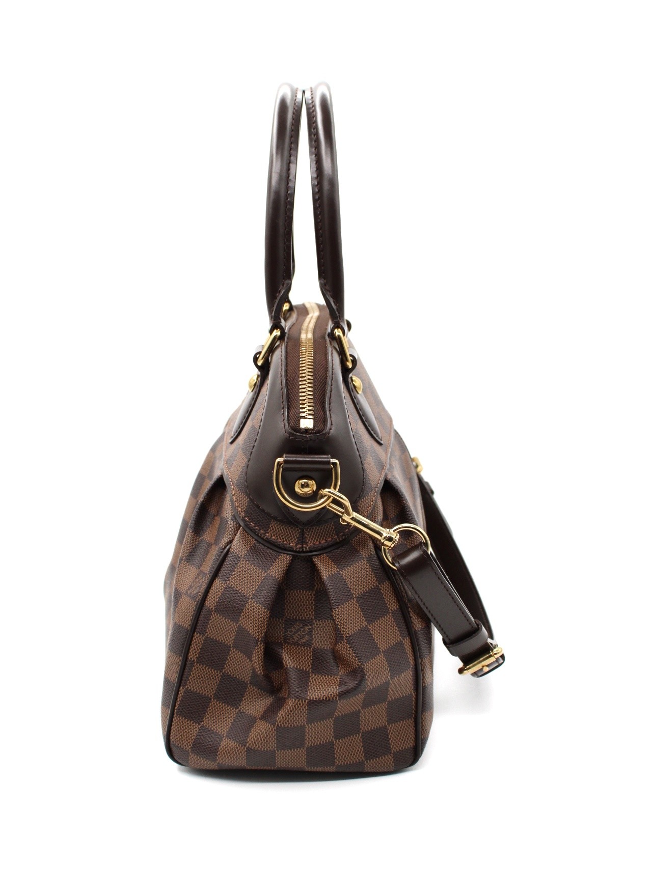 Borsa Louis Vuitton Trevi PM in damier ebene thumb