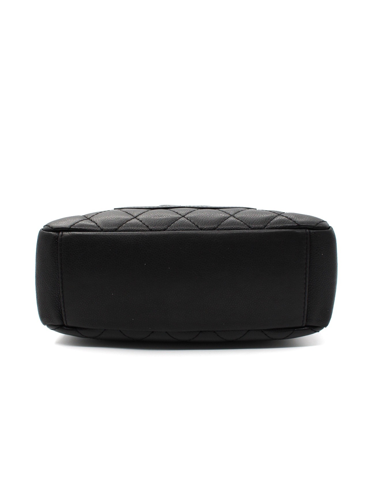 Borsa Chanel PST in pelle Caviar nera thumb