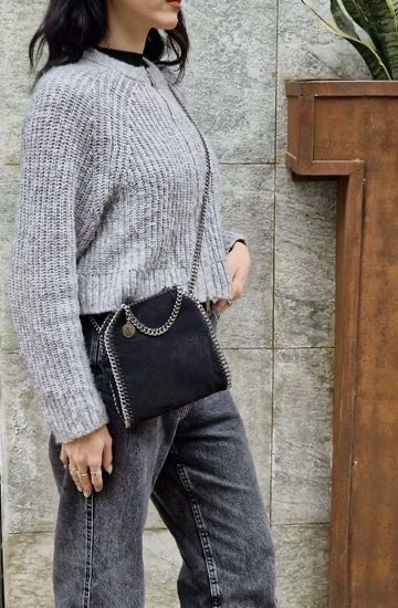 Borsa Stella McCartney Falabella Micro Nera thumb