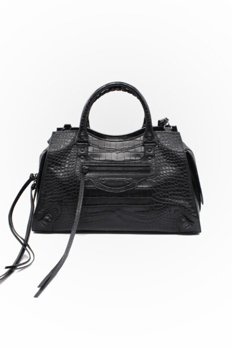 Borsa Balenciaga Neo Classic City Crocodile Large