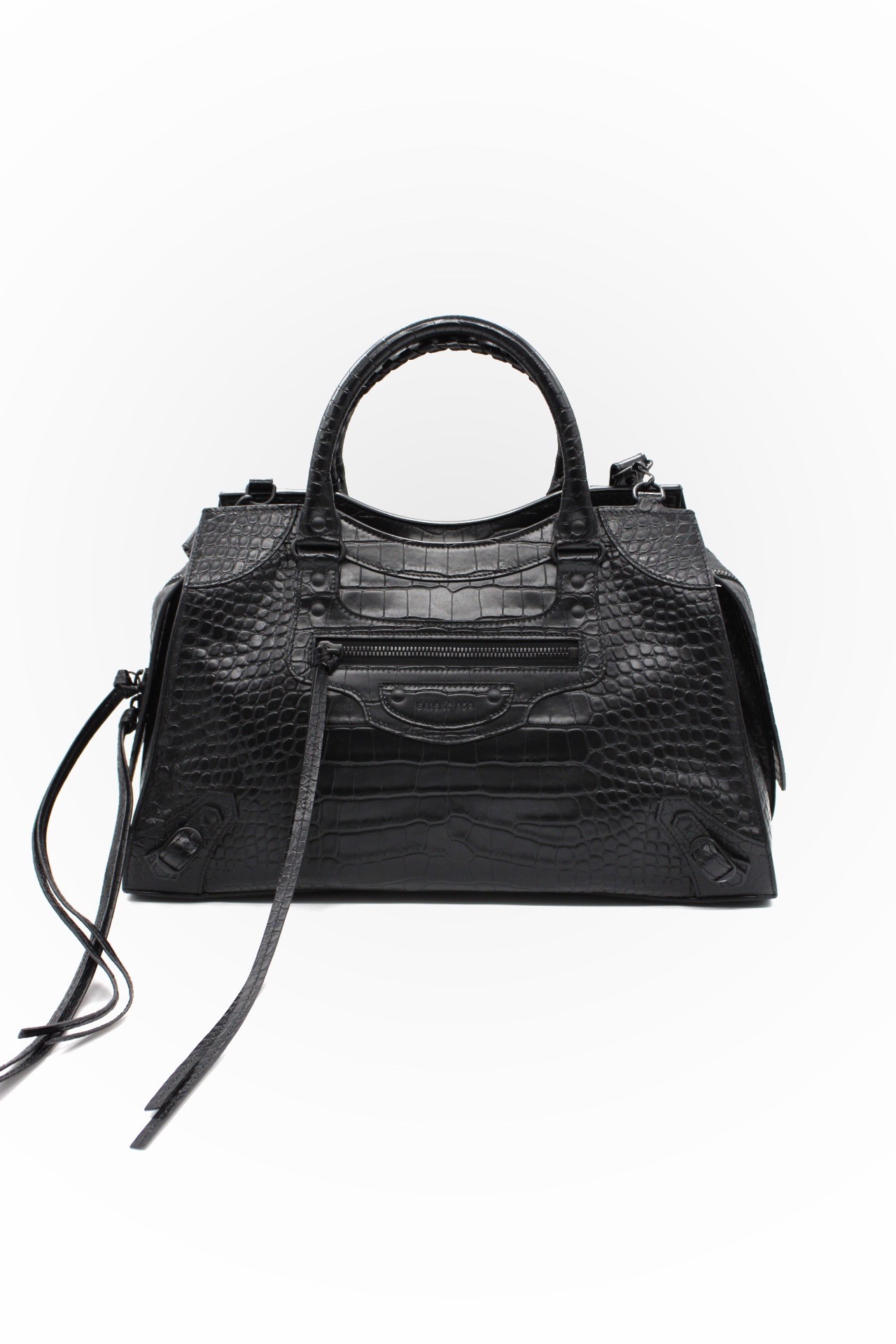 Borsa Balenciaga Neo Classic City Crocodile Large thumb