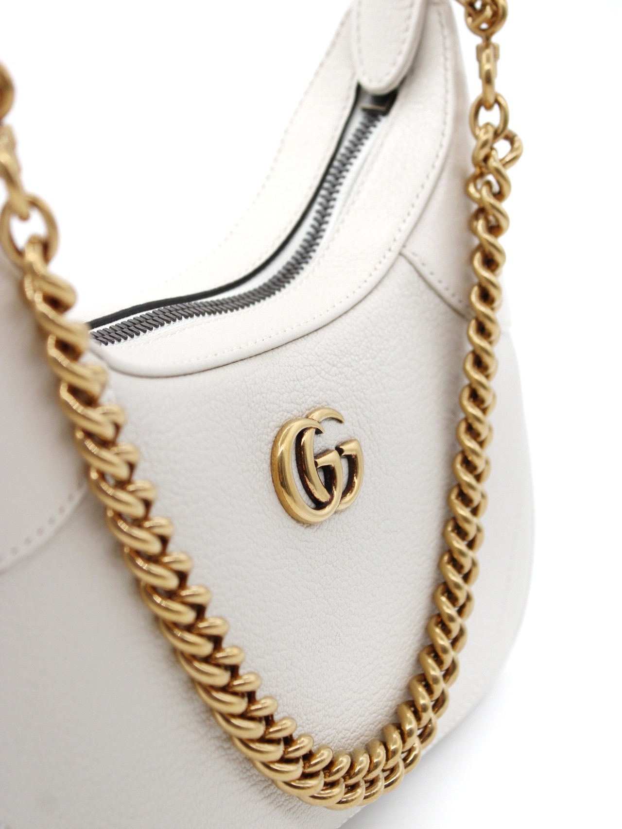 Borsa Gucci Aphrodite In Pelle Bianca thumb