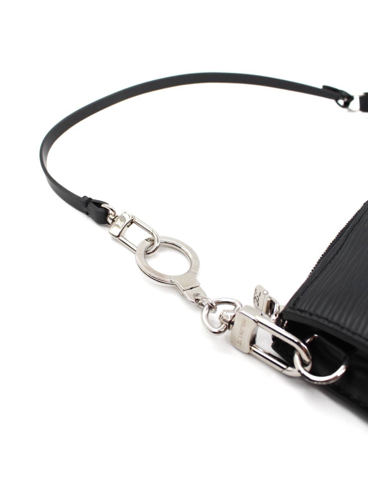 Pochette Louis Vuitton in Pelle Epi Nera thumb