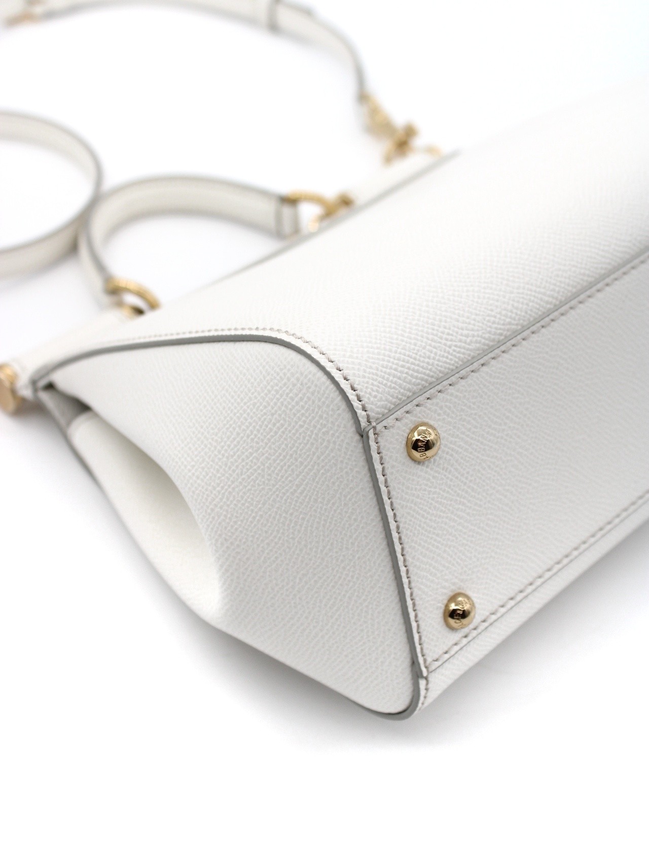 Borsa Dolce E Gabbana Sicily Grande in pelle bianca thumb