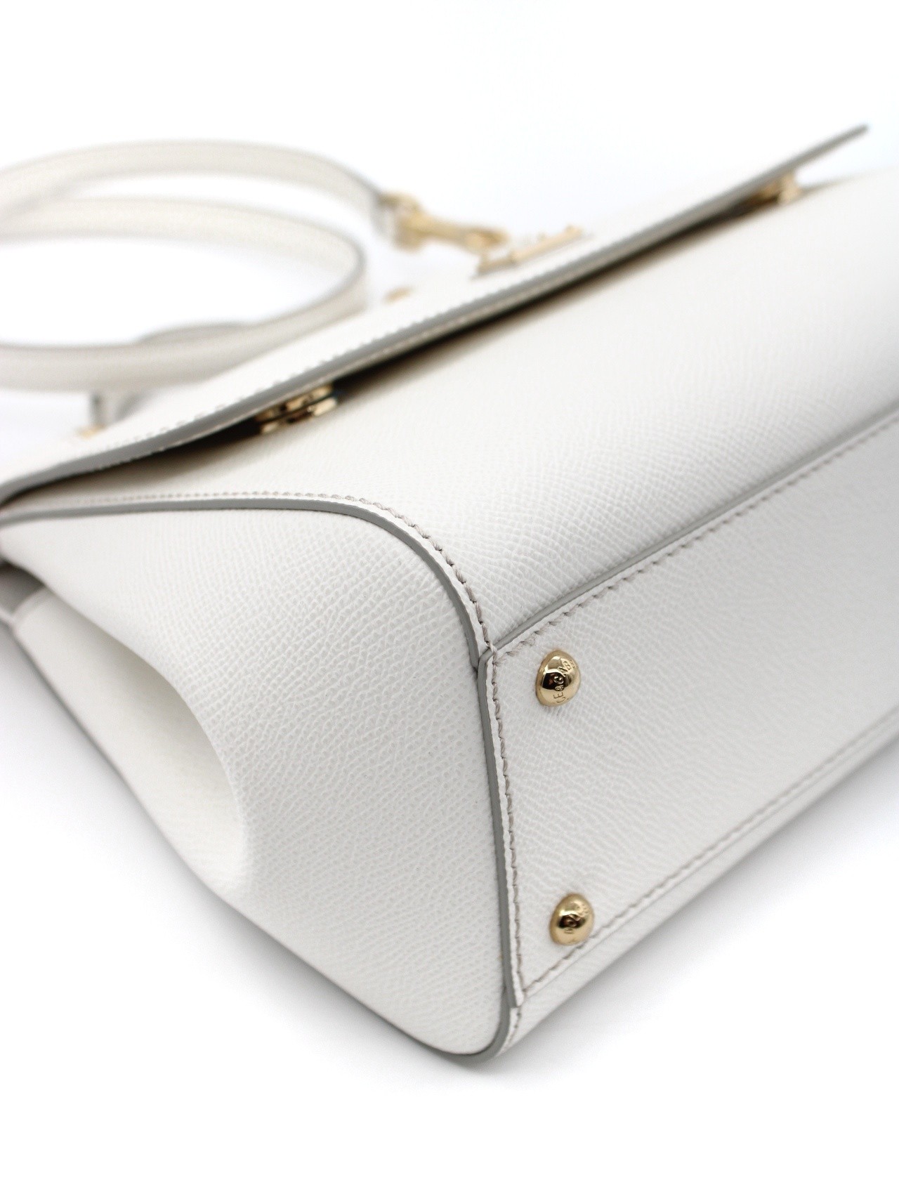 Borsa Dolce E Gabbana Sicily Grande in pelle bianca thumb