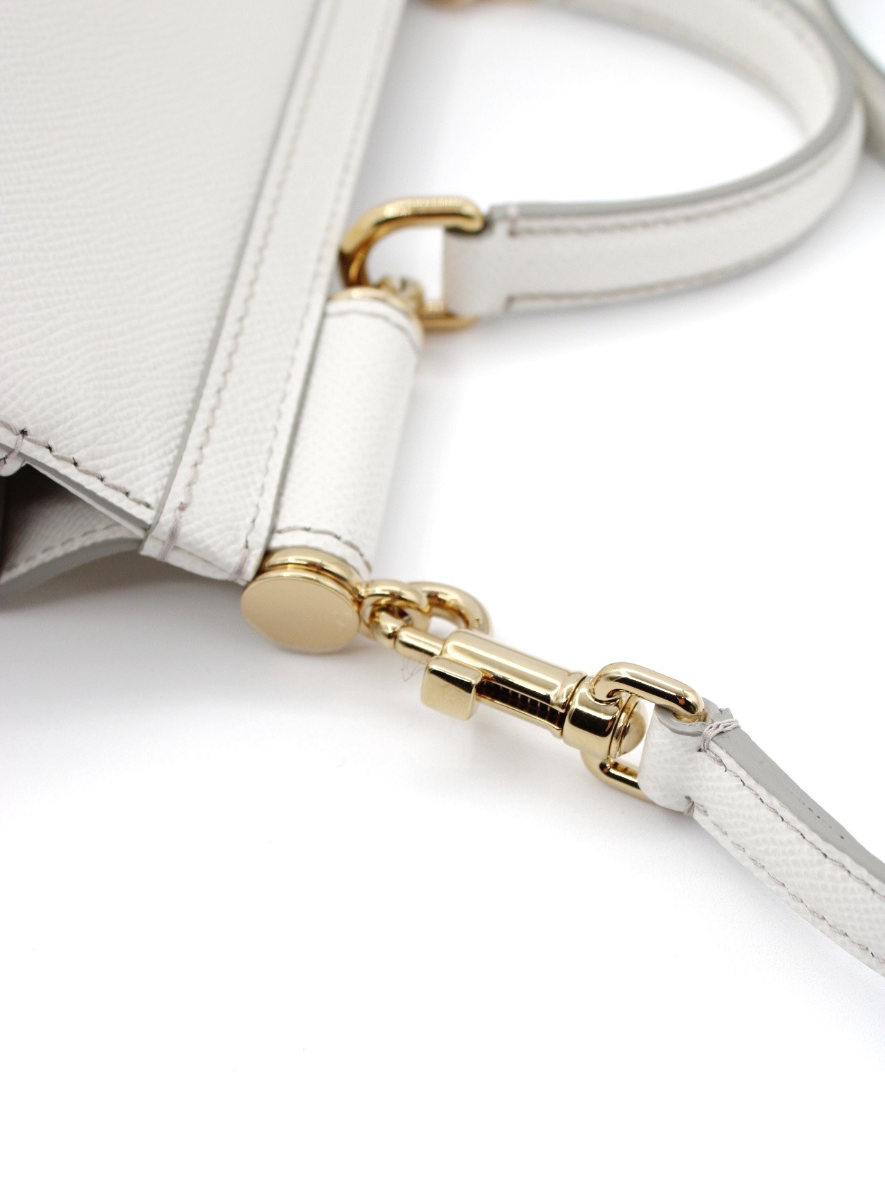 Borsa Dolce E Gabbana Sicily Grande in pelle bianca thumb