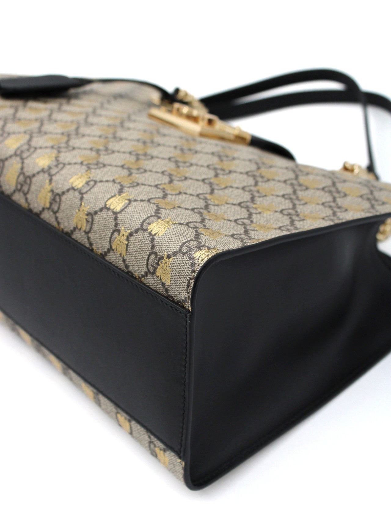 Borsa Gucci Padlock GG Con Api thumb