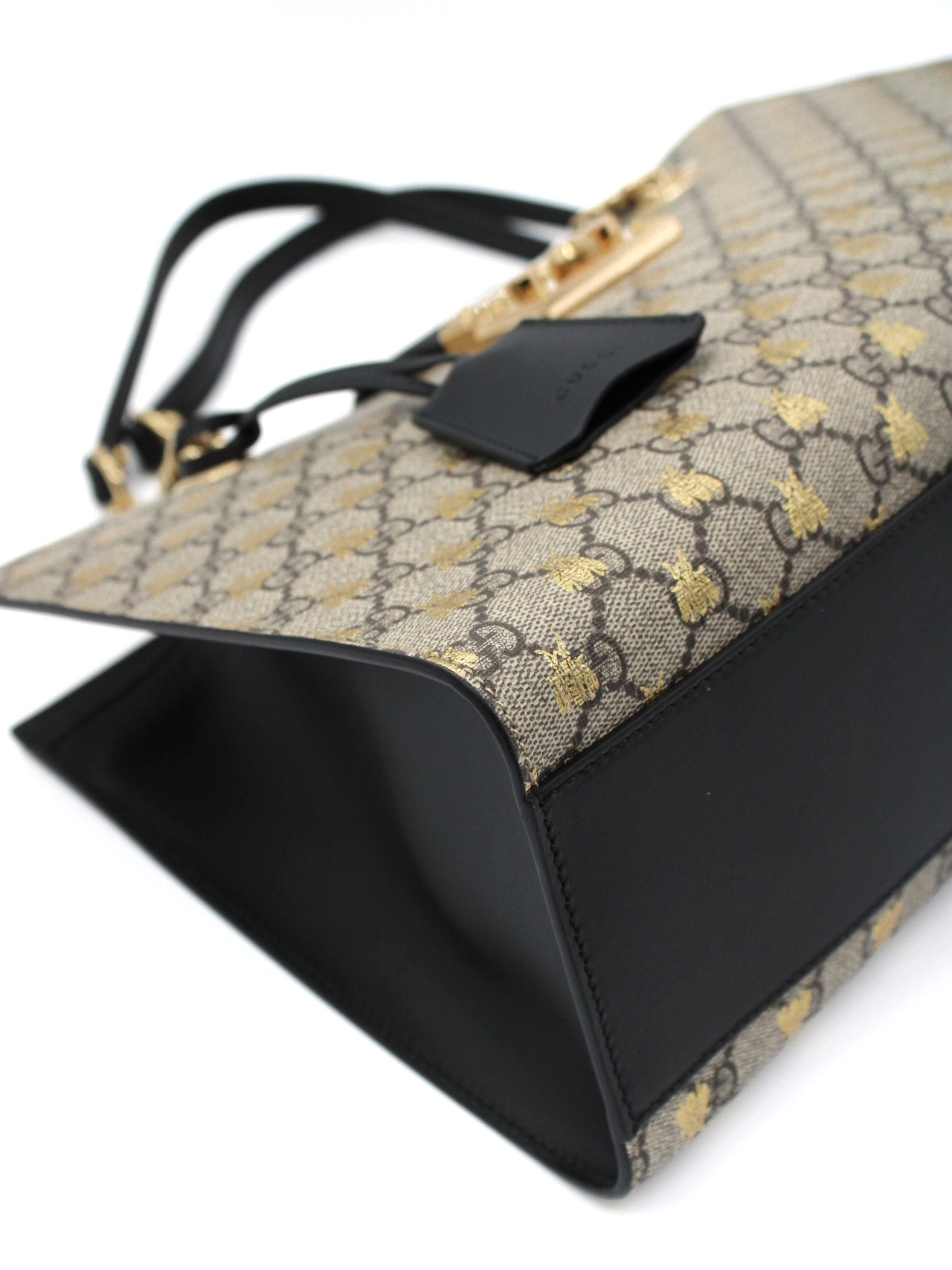 Borsa Gucci Padlock GG Con Api thumb
