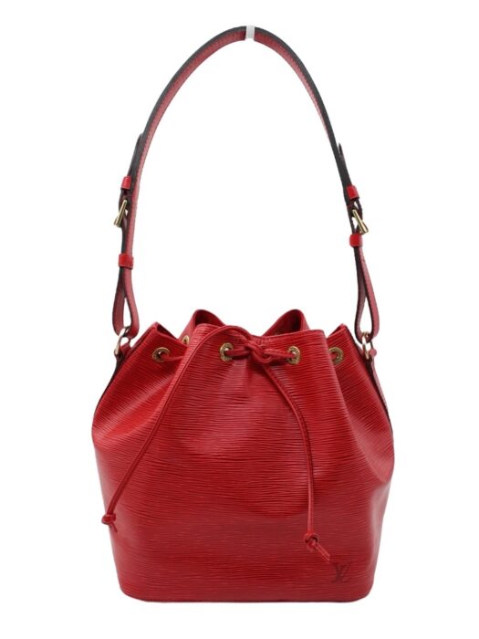 Borsa Louis Vuitton Petit Noé in Pelle Epi Rossa