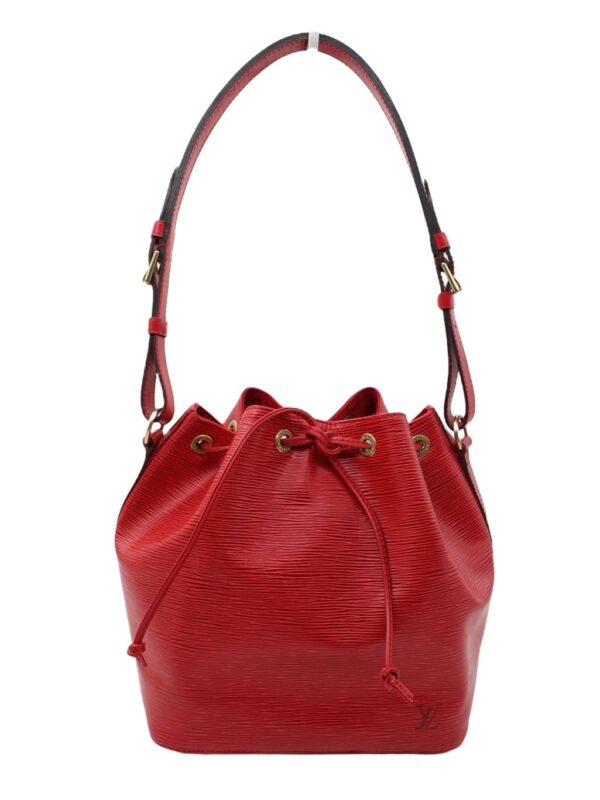 Borsa Louis Vuitton Petit Noé in Pelle Epi Rossa