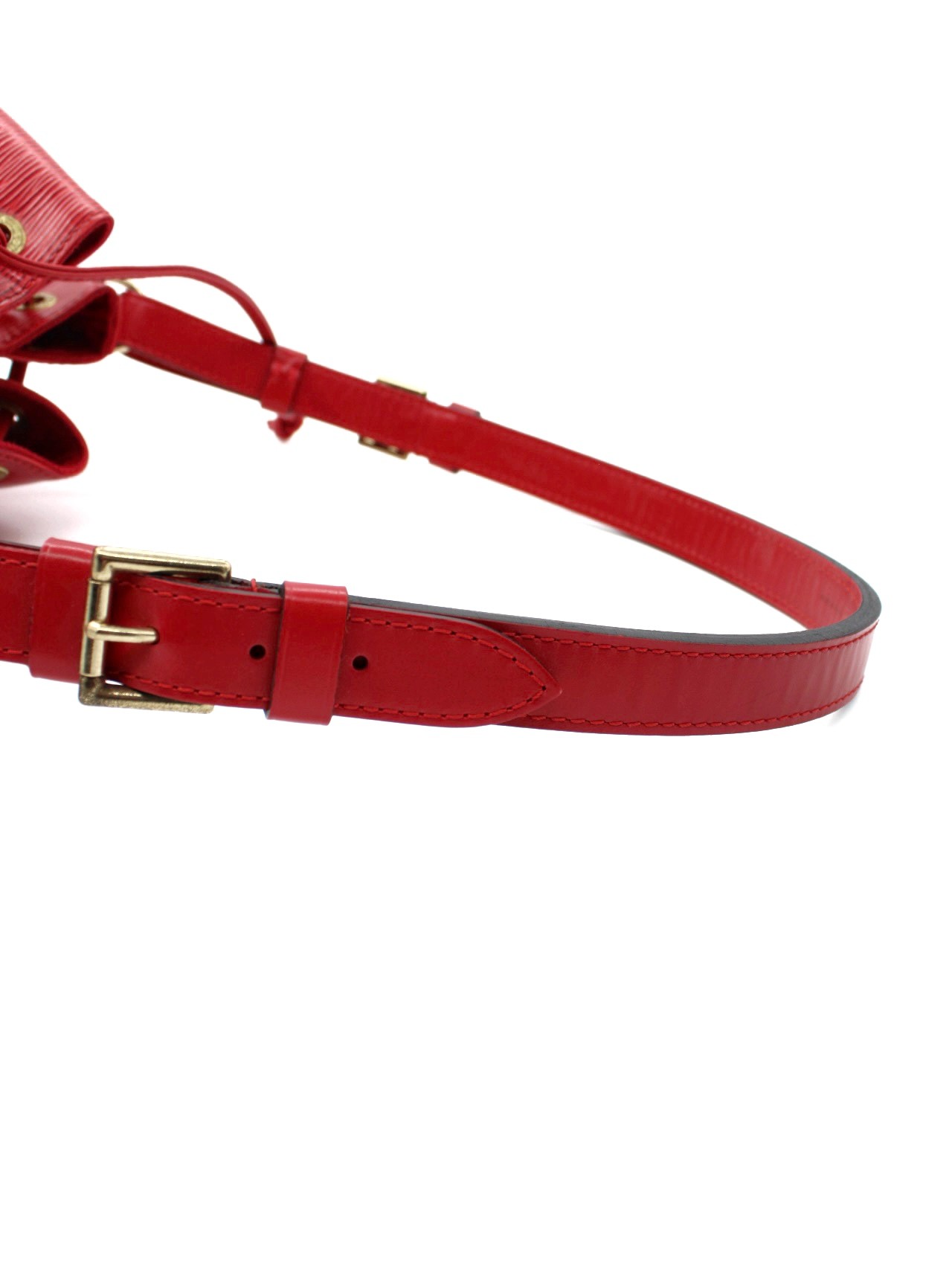 Borsa Louis Vuitton Petit Noé in Pelle Epi Rossa thumb