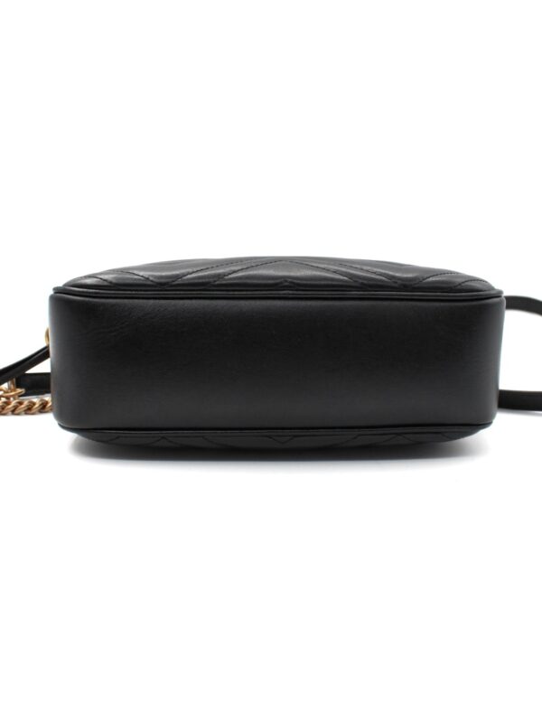 Borsa Gucci GG Marmont 24 In Pelle Matelassè Nera