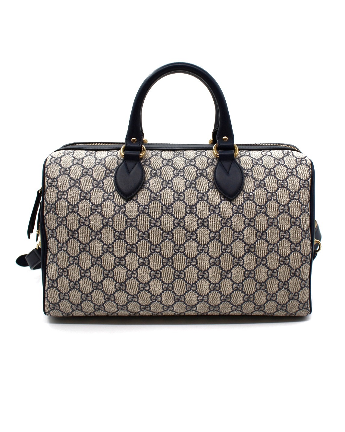 Bauletto Gucci In GG Supreme e Pelle Blu thumb