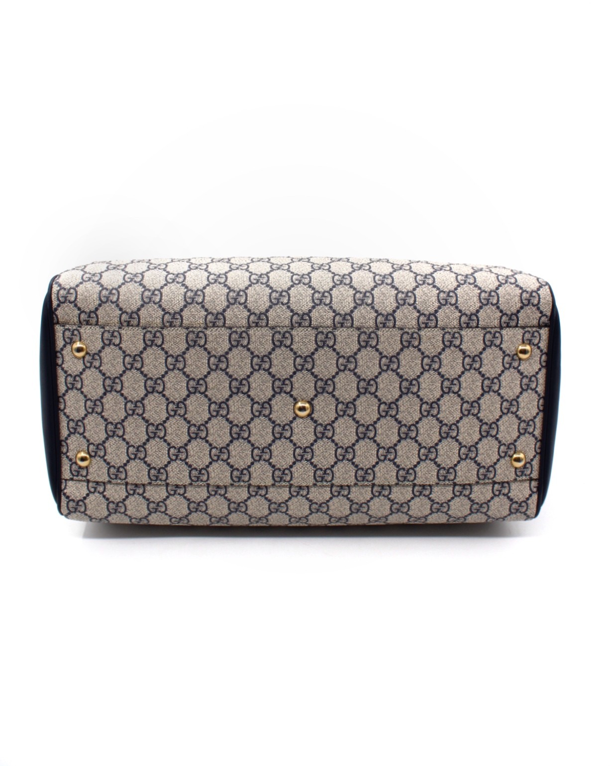 Bauletto Gucci In GG Supreme e Pelle Blu thumb