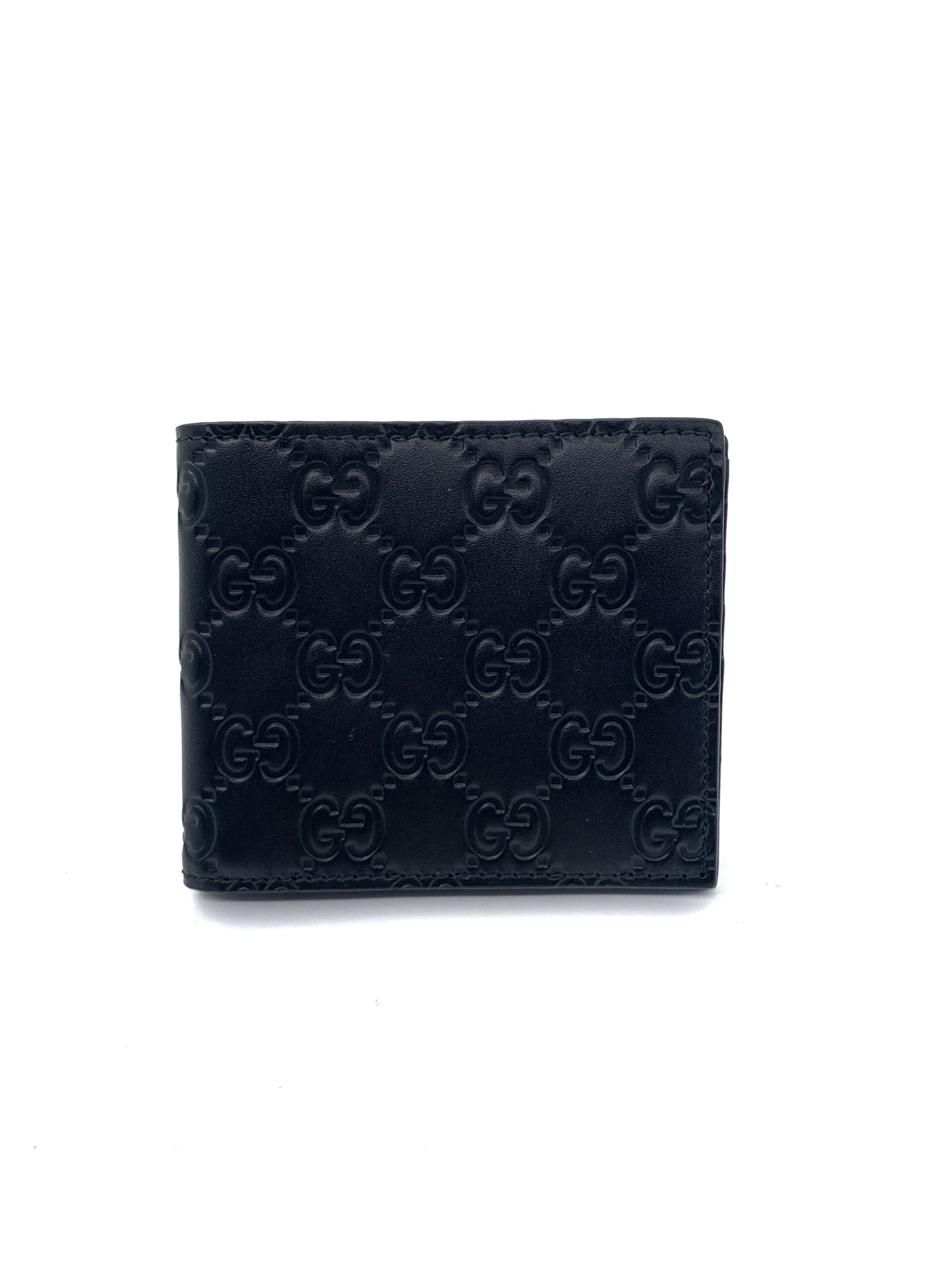 Portafoglio Gucci Uomo In pelle Guccissima Nera thumb