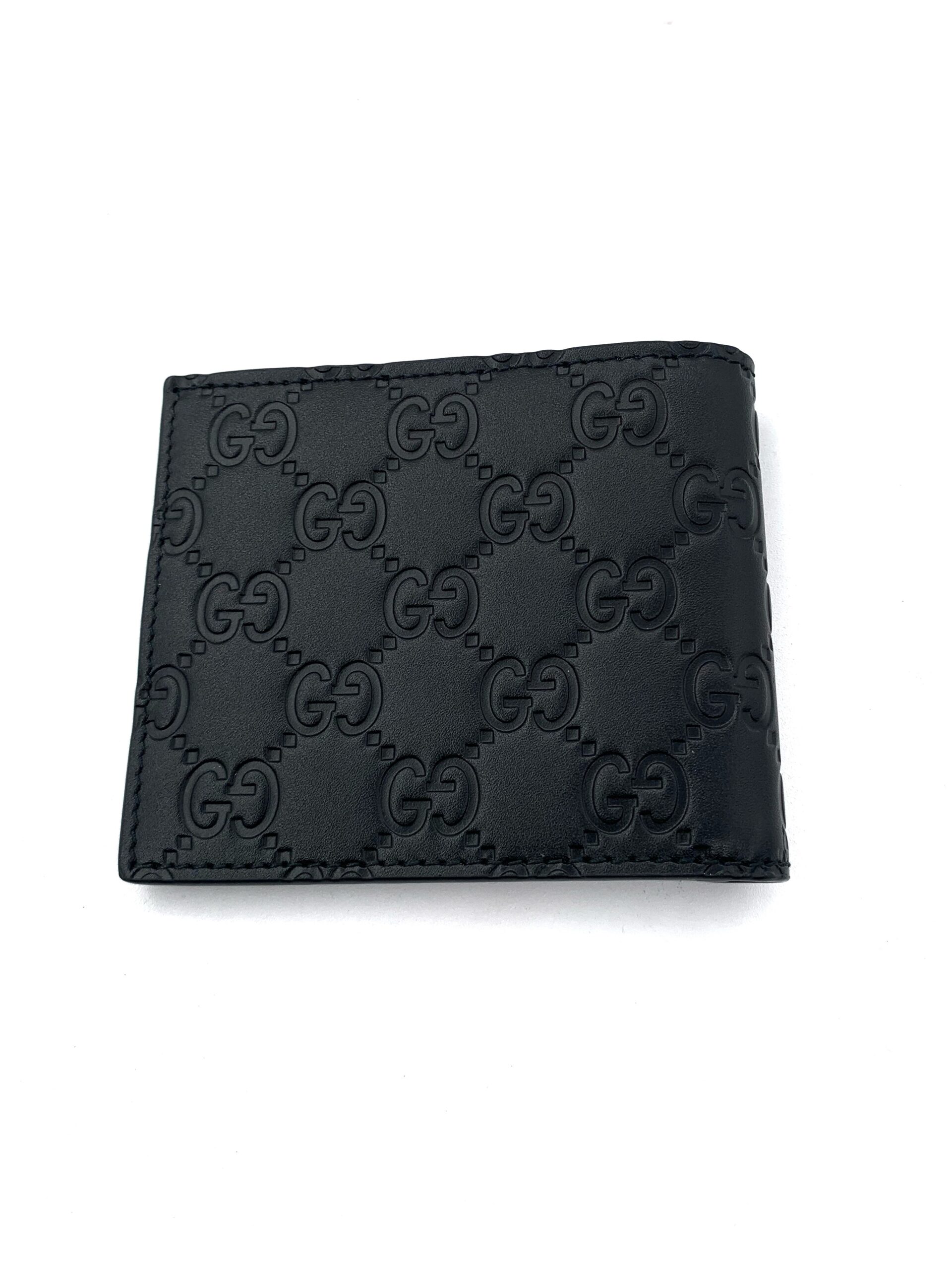 Portafoglio Gucci Uomo In pelle Guccissima Nera thumb