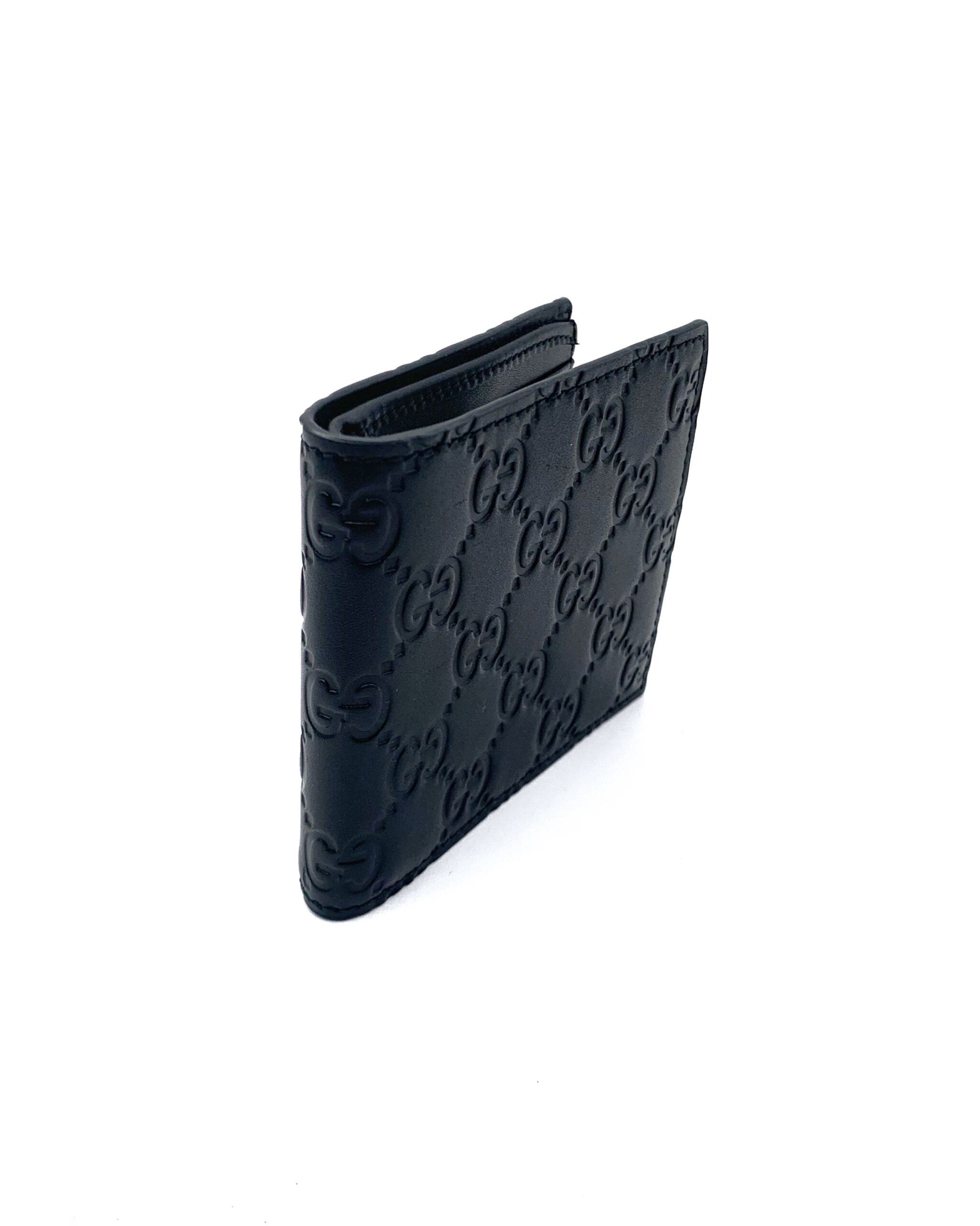 Portafoglio Gucci Uomo In pelle Guccissima Nera thumb