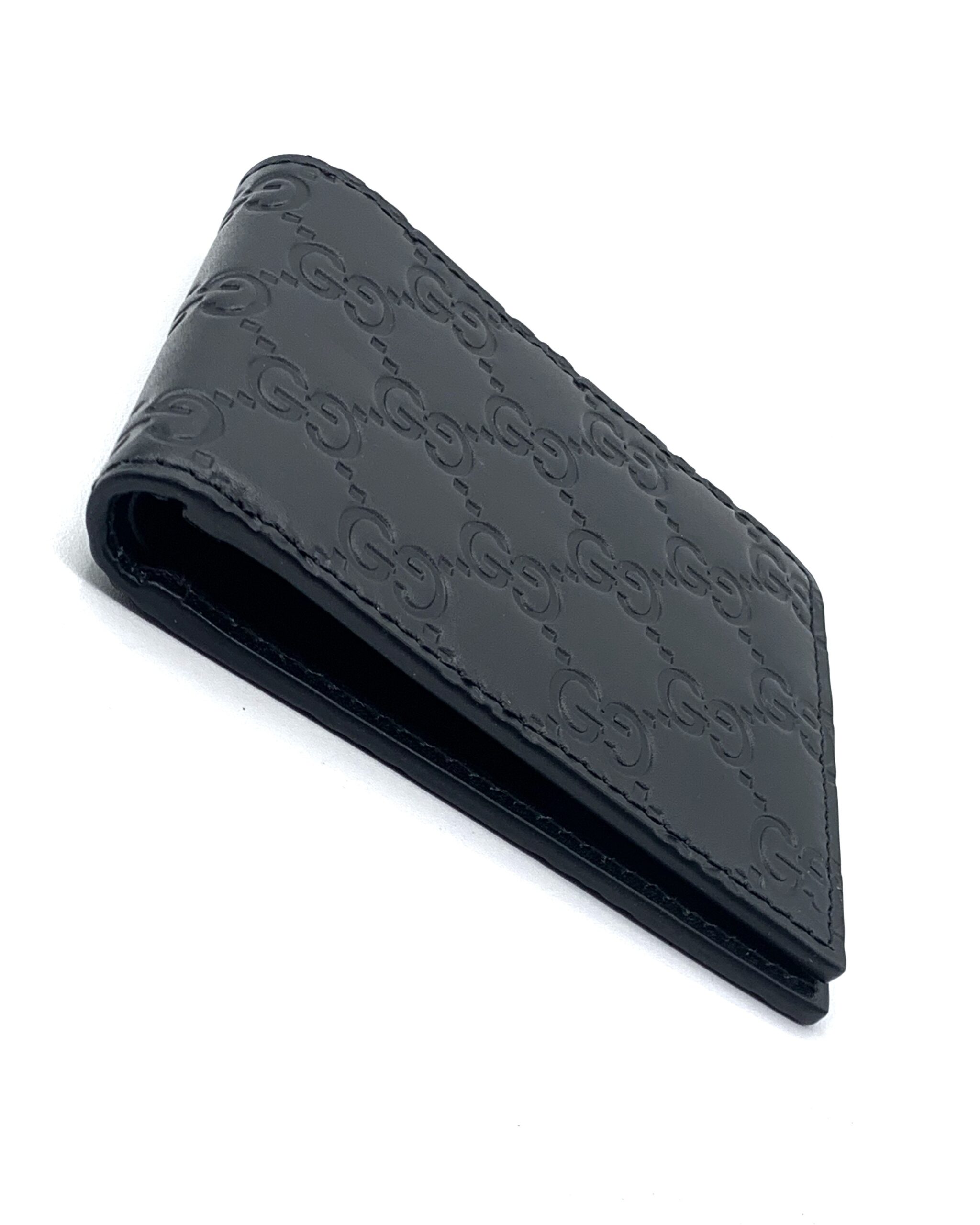 Portafoglio Gucci Uomo In pelle Guccissima Nera thumb