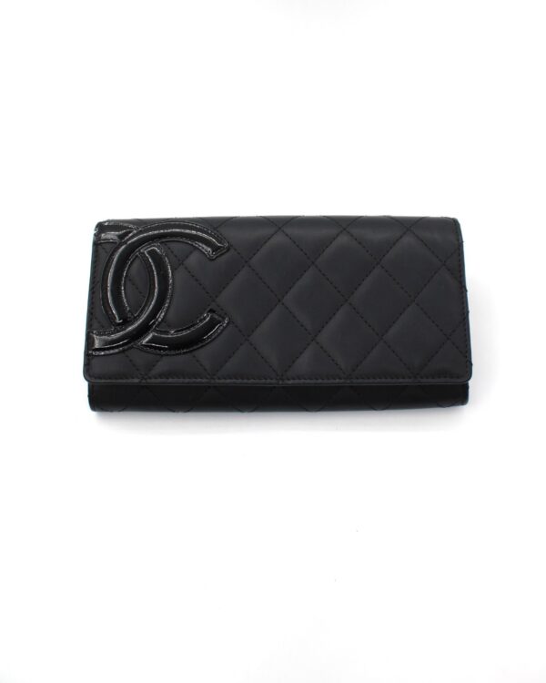 Portafoglio Chanel Cambon In Pelle Nera