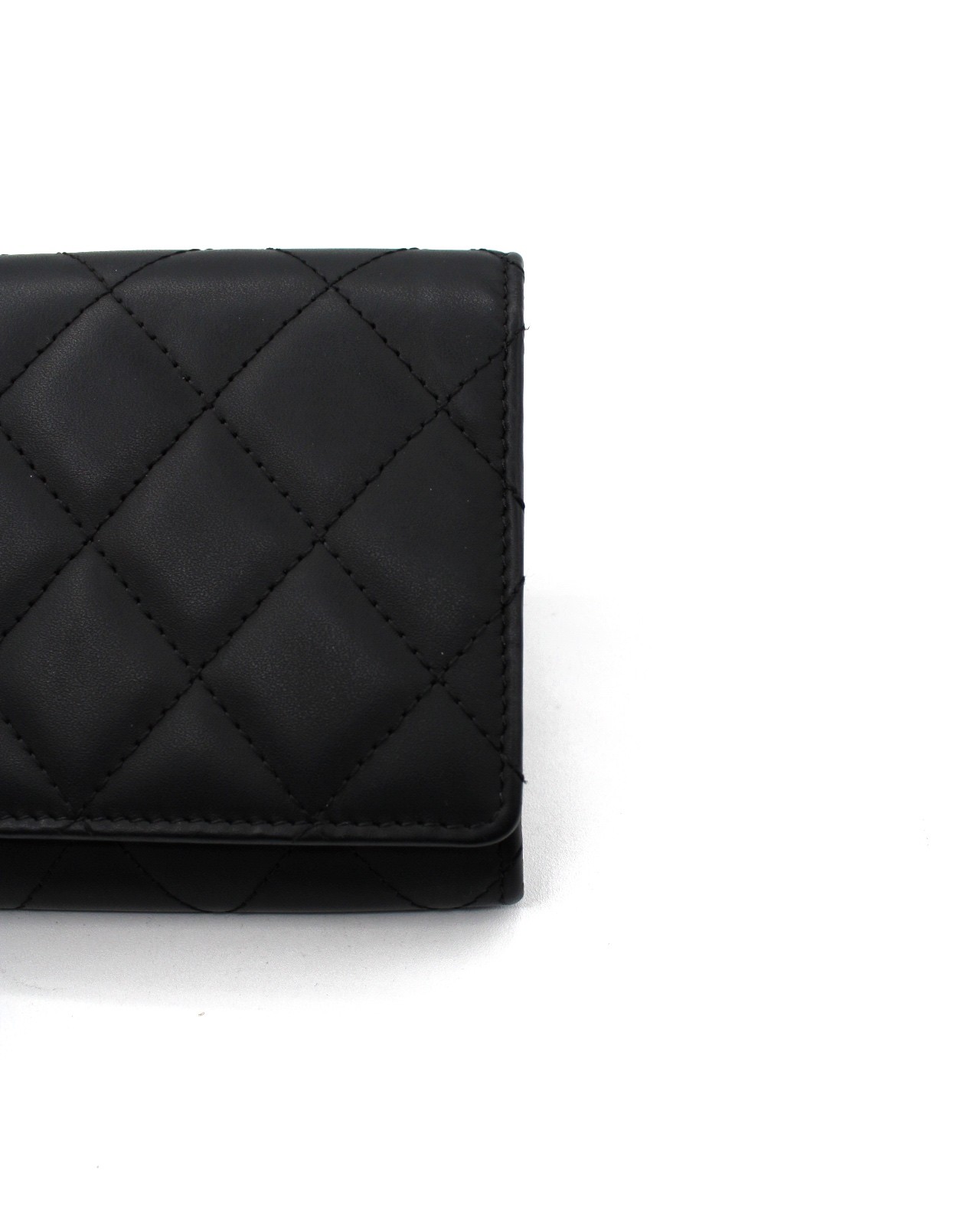 Portafoglio Chanel Cambon In Pelle Nera thumb