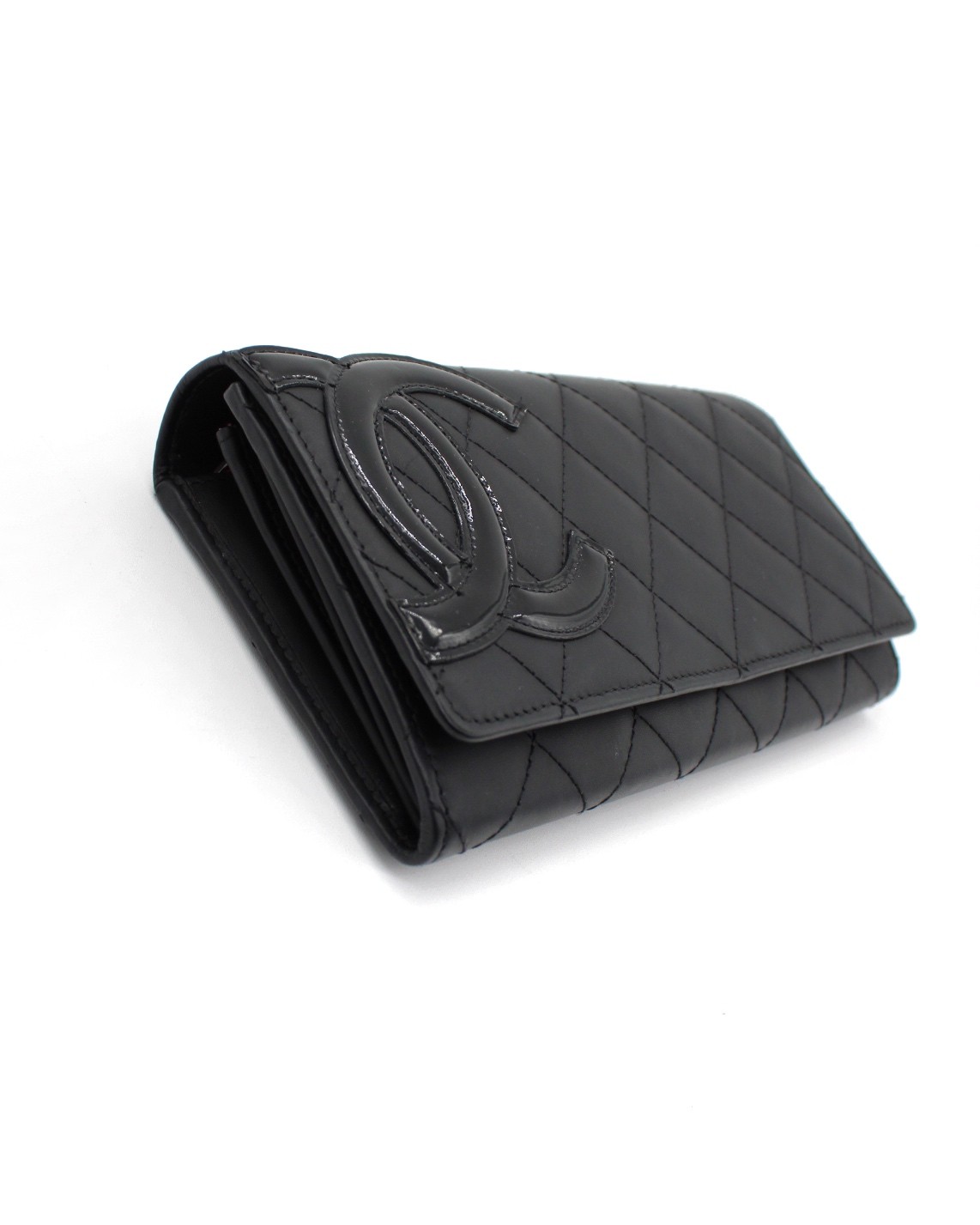 Portafoglio Chanel Cambon In Pelle Nera thumb